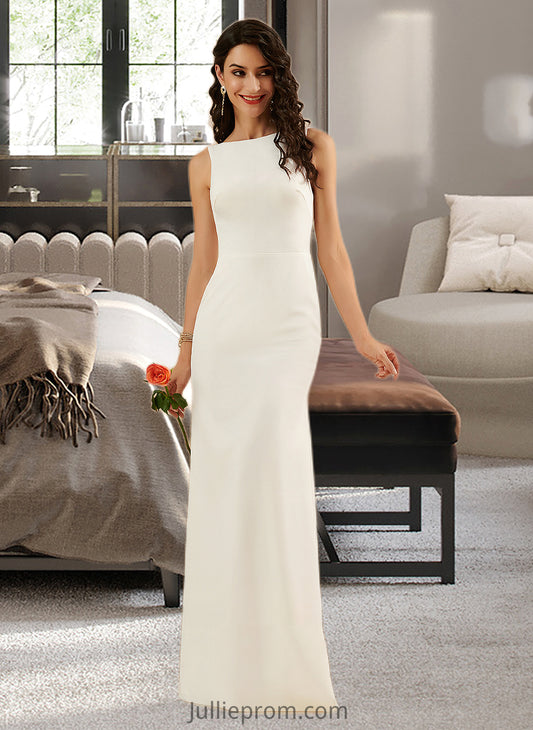 Lila Trumpet/Mermaid Floor-Length Wedding Dress DQP0013762